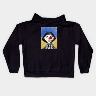 Support Ukraine custom art Kids Hoodie